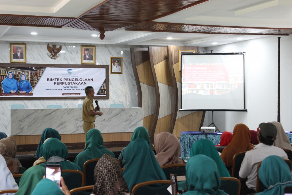 Bimtek Pengelolaan Perpustakaan bagi Petugas Perpustakaan/Taman Bacaan Masyarakat