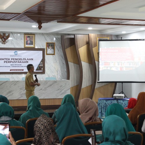 Bimtek Pengelolaan Perpustakaan bagi Petugas Perpustakaan/Taman Bacaan Masyarakat